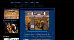 Desktop Screenshot of egyptianinternationalart.com